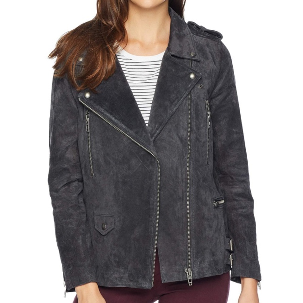 Blank NYC Suede Moto Jacket